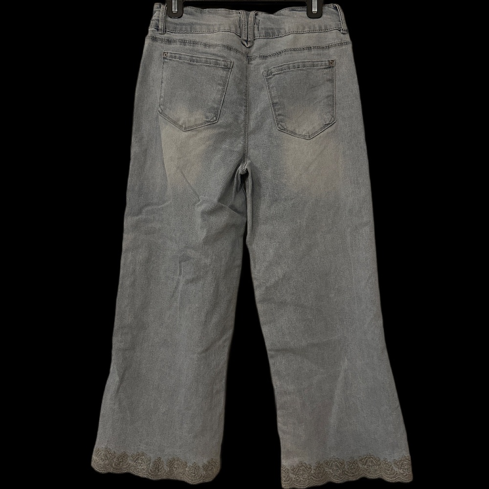 Curve appeal high rise, wide leg jean